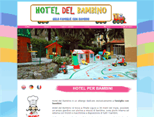 Tablet Screenshot of hoteldelbambino.it